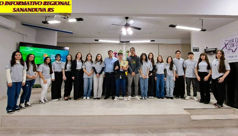 PRESIDENTE DOS VEREADORES JOVENS DE PAIM FILHO PRESTIGIA POSSE DOS VEREADORES MIRINS DE SANANDUVA